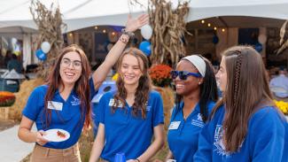 Student Ambassadors talk at Roundup 2024.